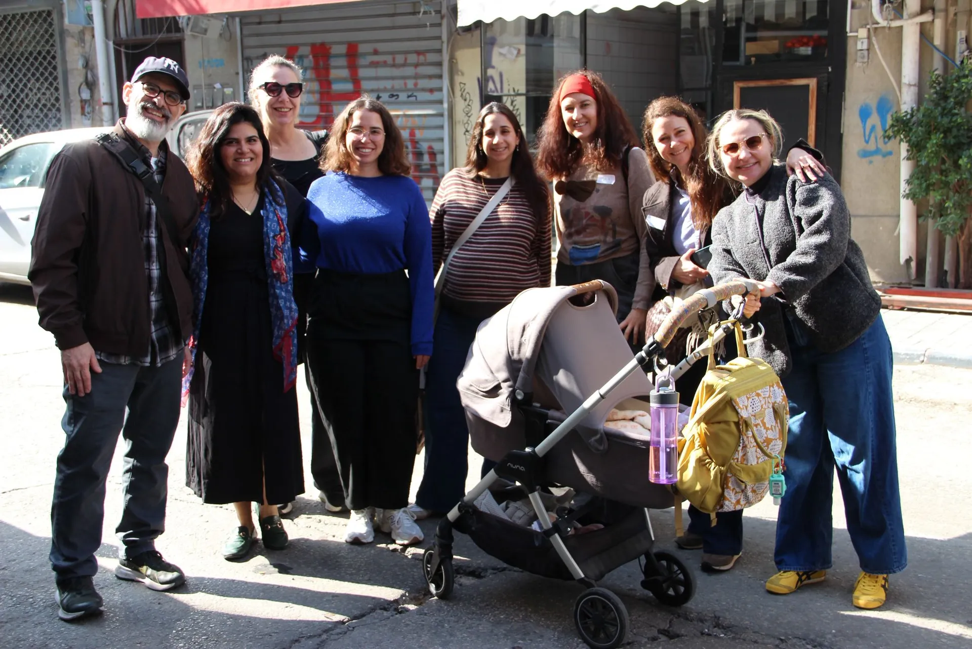 תמונה מהסיור בשוק לוינסקי